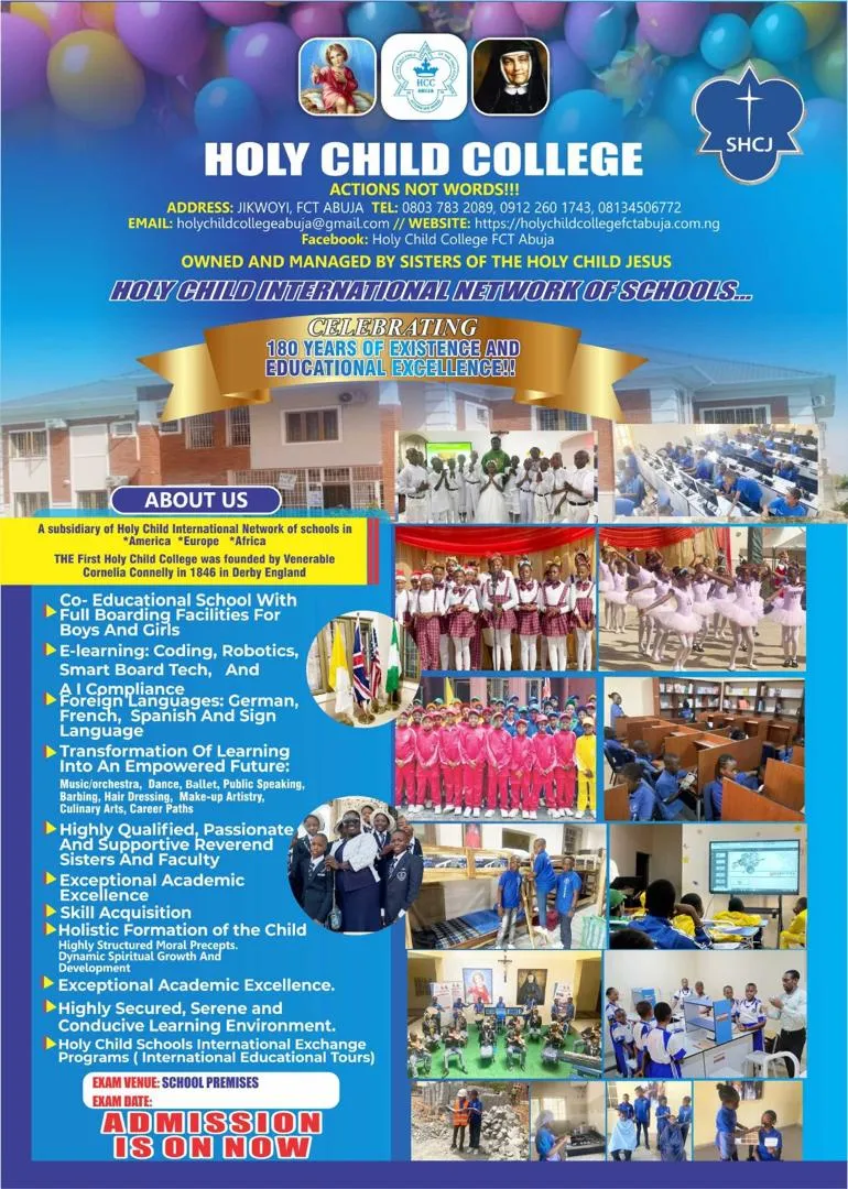 Students attending admission session at Holy Child College