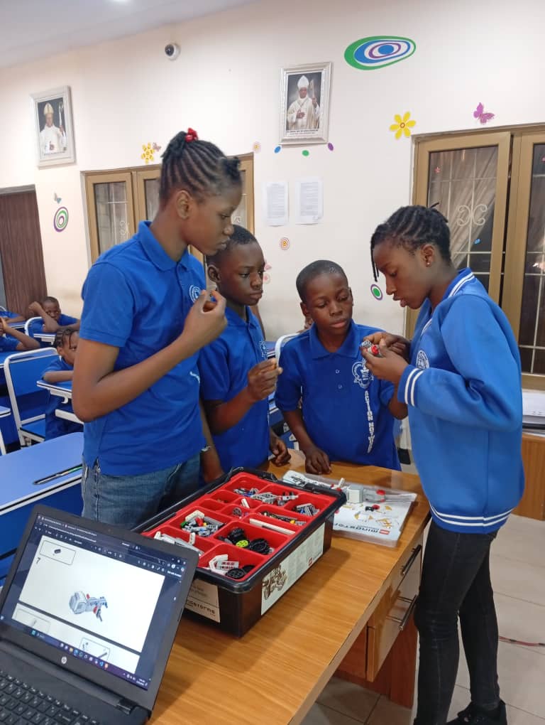Students at Holy Child College