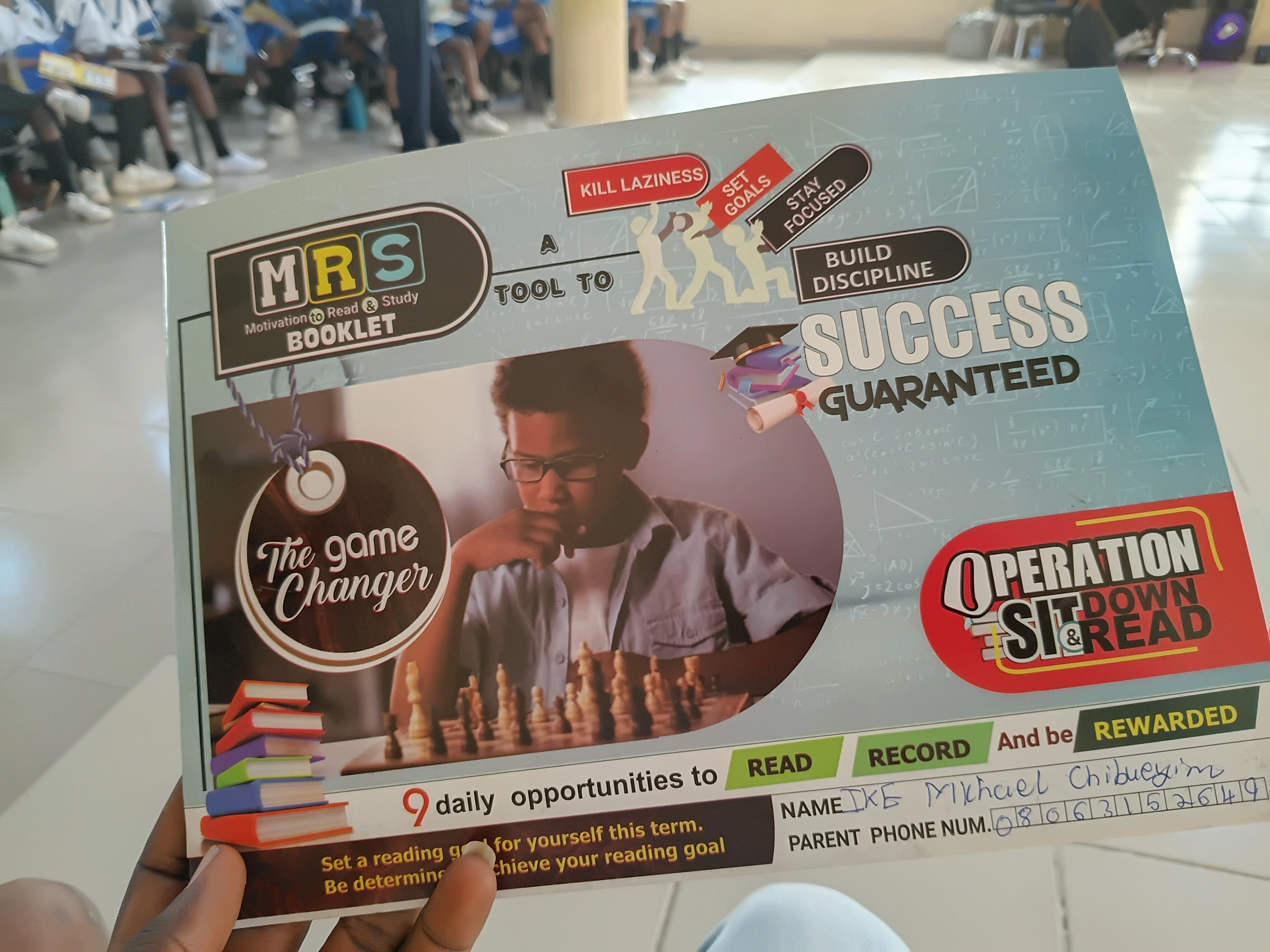 Students participating in Sit-Down & Read Workshop