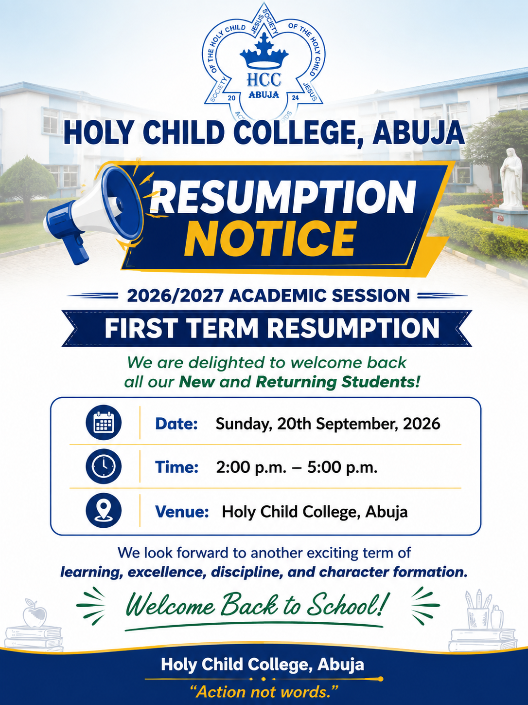 RESUMPTION NOTICE